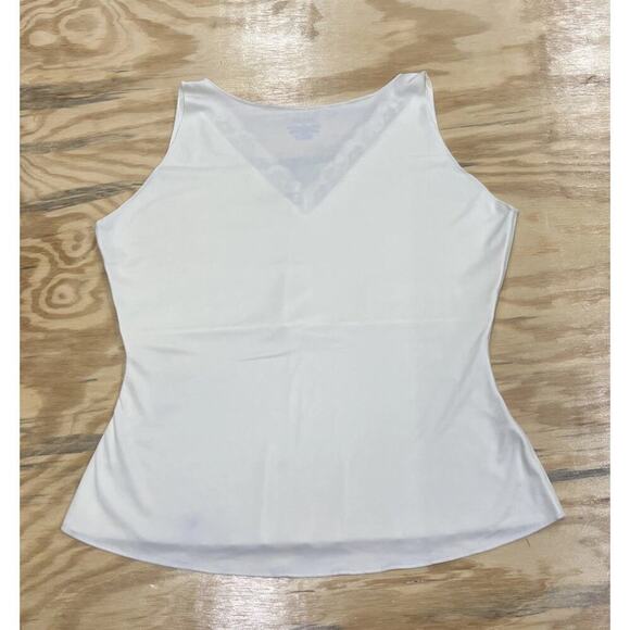 Spanx Hide and Sleek Size XL Cream V Neck Lace Camisole Cami Tank Top Shapewear - Picture 2 of 8